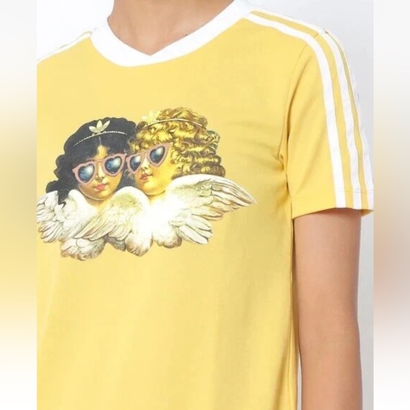 Adidas X Fiorucci | Cherub Angels Milan Italy Collab Too Sz L - Picture 1 of 10